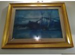 Quadro olio su tela pittore italiano