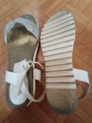 Sandali bianchi n39 - Foto 3