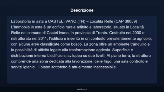 Immobile in asta di 2768 m² in vendita a Castel Ivano - Foto 4