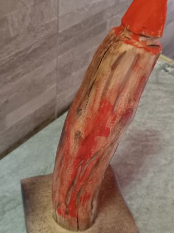 Statuetta erotica artigianale in Abete e Larice - NUOVA - Foto 5