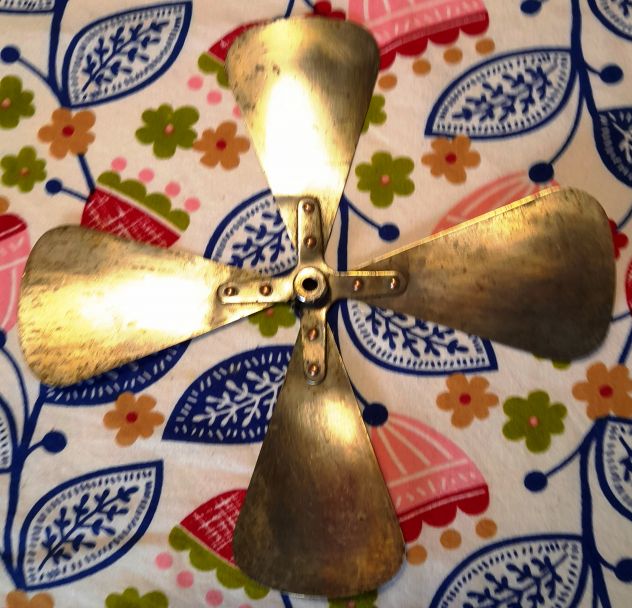 pala ventilatore in ottone modelli vintage 25x25 - Foto 7