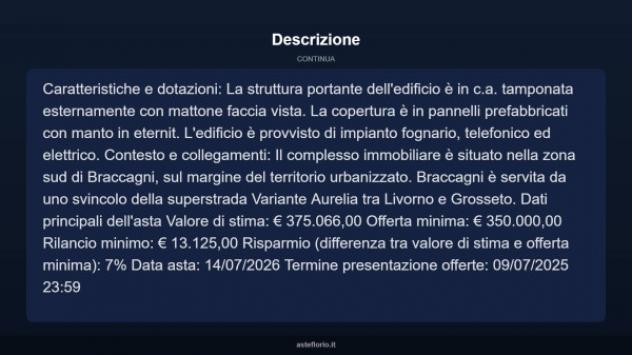 Immobile in asta di 400 m² in vendita a Grosseto - Foto 4