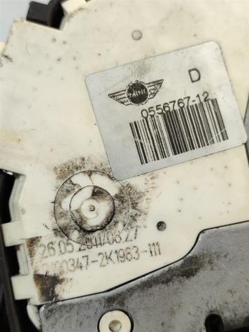 SERRATURA ANTERIORE DESTRA MINI Cooper 2° Serie 0556767 N12B16A (0613) - Foto 3