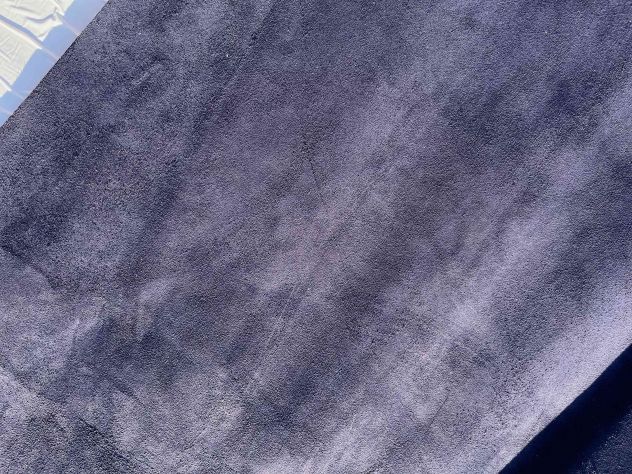 Pelle di vitello resinata blu elettrico – Sp. 1,8 - Foto 8