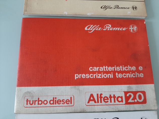 ALFA ROMEO ALFETTA 3 PEZZI USO E MANUTENZIONE ORIGINALI - Foto 3