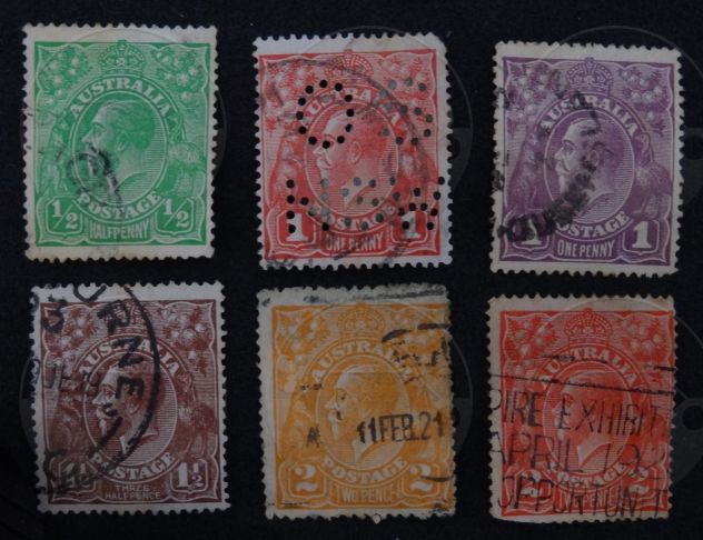 AUSTRALIA 1890-2010 Lotto di 19 francobolli - Foto 4