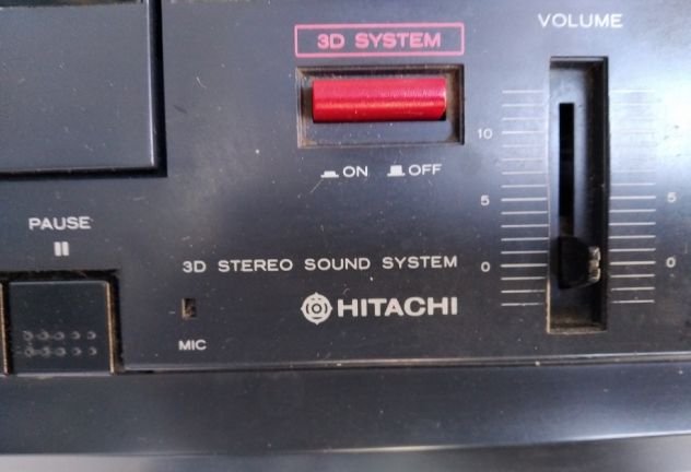 Hitachi TRK-3D30E boombox 3D sound usato - Foto 6