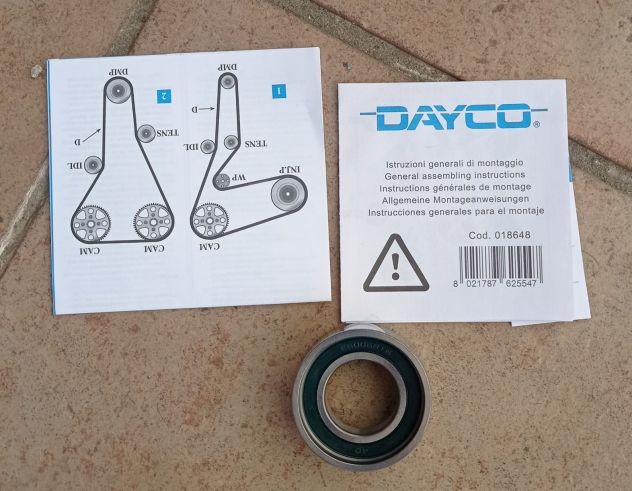 Kit cinghia dist. + servizi +guar. valv DAYCO KTBWP2920 PanUnoSeicePalioLanciaY - Foto 5