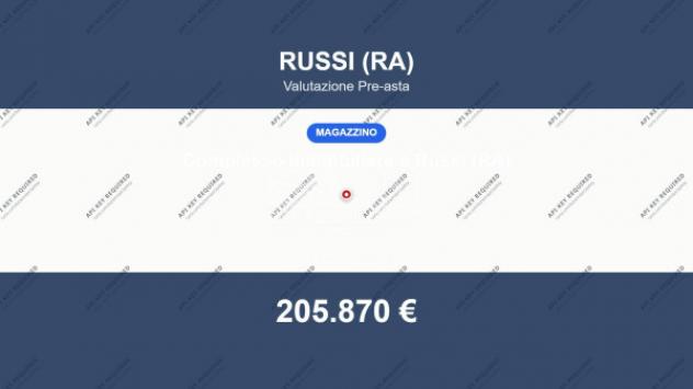 Immobile in asta di 1176 m² in vendita a Russi
