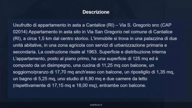 Immobile in asta di 125 m² con più di 5 locali in vendita a Cantalice - Foto 13