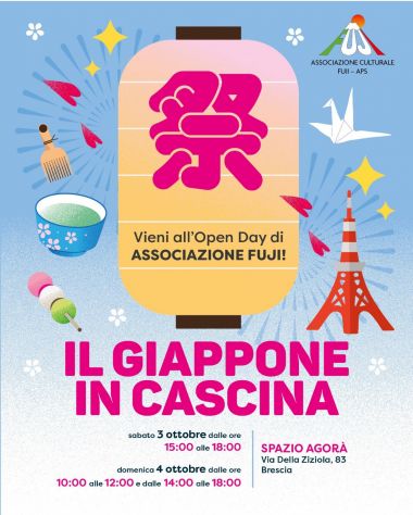 03/10 - 04/10:GIAPPONE IN CASCINA Open Day Associazione Italo Giapponese Fuji