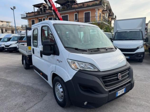 FIAT DUCATO 2.3 E6 DOPPIA CABINA GRU+CASSSONE rif. 23414857 - Foto 2