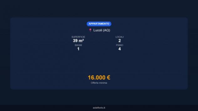 Immobile in asta di 39 m² in vendita a Lucoli - Foto 17