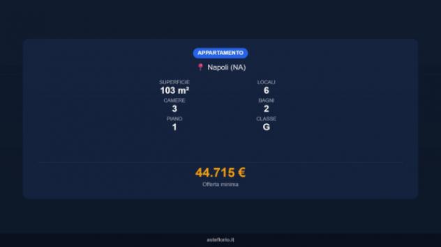 Immobile in asta di 103 m² con più di 5 locali in vendita a Napoli - Foto 16