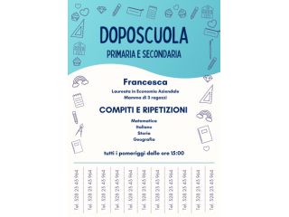 Doposcuola e Aiuto Compiti