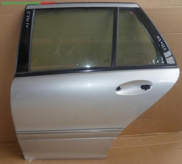 PORTA POST.S. ARGENTO MERCEDES Classe C EX 12278  Carrozzeria  Lamierati esterni  Porte  Porta post. sx. MERCEDES - Classe C 4 porte / SW - 01-04-2004