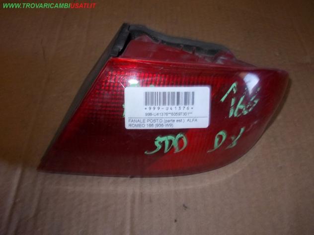 FANALE POST.D.(parte est.) ALFA ROMEO 166 (936-W9)  Parti elettriche  Fanaleria  Fanali  Fanale post. sx. ALFA ROMEO - 166 - 01-10-2003 - 01-02-2008,