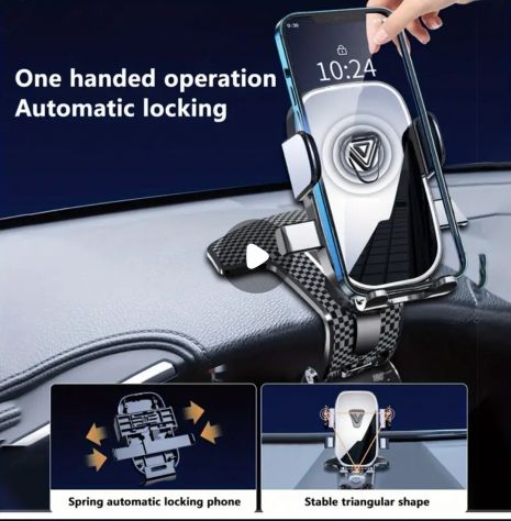 Supporto per smartphone da cruscotto automobile - Foto 6