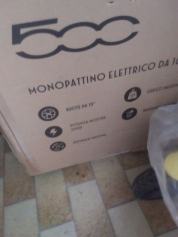 monopattino elettrico FIAT 500 pieghevole - Foto 7
