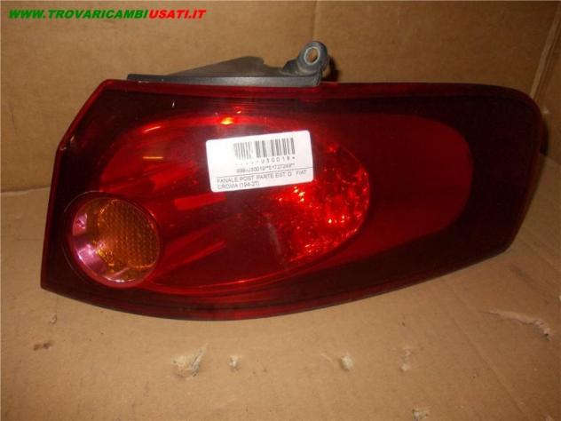 FANALE POST. PARTE EST. D. FIAT CROMA (194-2T)  Parti elettriche  Fanaleria  Fanali  Fanale post. sx. FIAT - CROMA - 01-05-2005 - 01-10-2007, FIAT - C