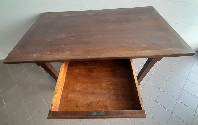 Tavolo Antico in Noce Massello XVIII secolo pezzo unico da valorizzare. - Foto 4