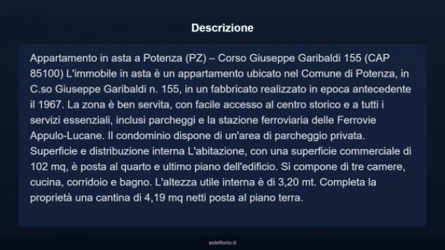 Immobile in asta di 102 m² in vendita a Potenza - Foto 4