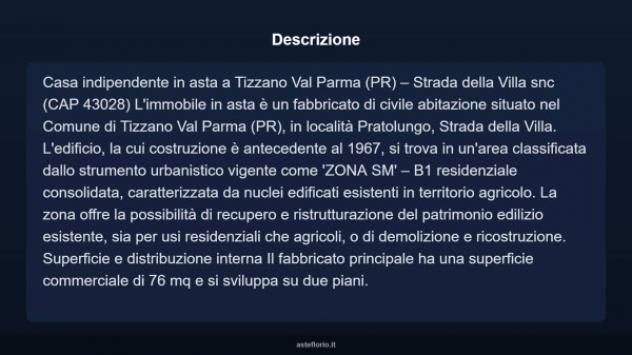 Immobile in asta di 76 m² in vendita a Tizzano Val Parma - Foto 4