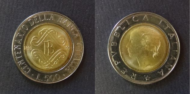 ITALIA 1982-1999 Monete 500 Lire - Foto 2