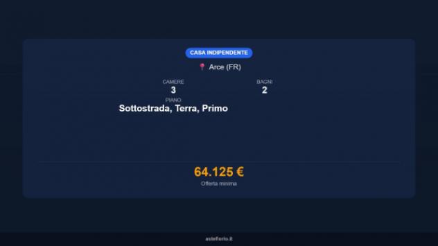 Immobile in asta di 150 m², box auto in vendita a Arce - Foto 15