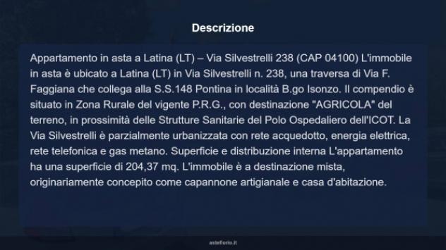 Immobile in asta di 204 m² con più di 5 locali in vendita a Latina - Foto 7