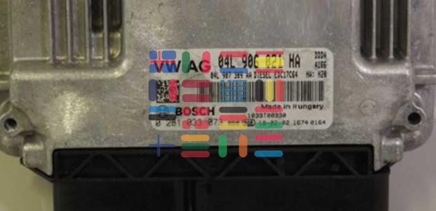 0281033073 04L906021HA Audi A6 2.0 centralina motore Bosch - Foto 2
