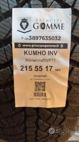 2 gomme 215 55 17 KUMHO A1119 - Foto 2