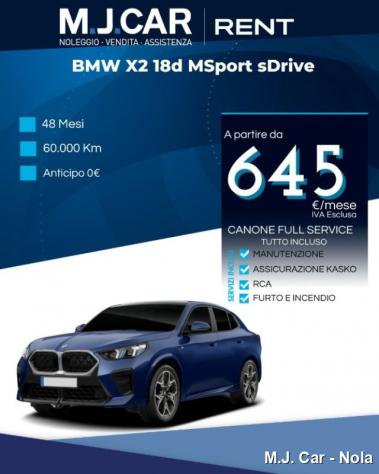 BMW X2 sDrive 18d Msport rif. 23900038