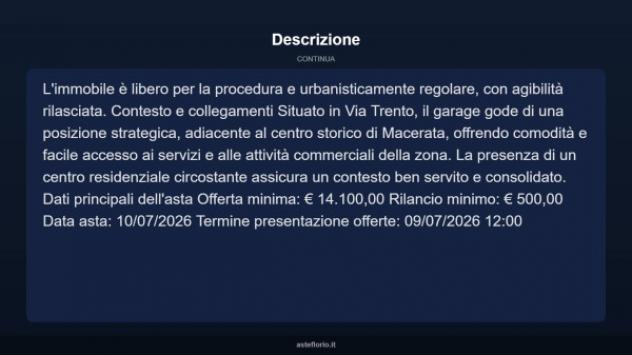 Immobile in asta di 30 m² in vendita a Macerata - Foto 4