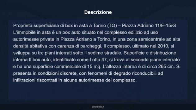 Immobile in asta di 15 m² in vendita a Torino - Foto 4