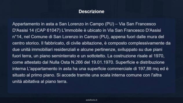Immobile in asta di 197 m² con più di 5 locali in vendita a San Lorenzo in Campo - Foto 17