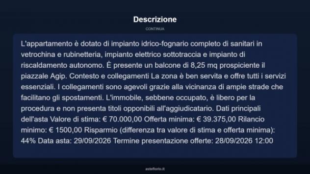 Immobile in asta di 73 m² in vendita a Taranto - Foto 17