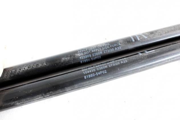 81850-54P02 COPPIA PISTONCINI ASTE AMMORTIZZANTI PORTELLONE COFANO POSTERIORE BAULE SUZUKI VITARA 1.4 I 4X4 95KW 6M 5P (2021) RICAMBIO USATO 81860-54P - Foto 3