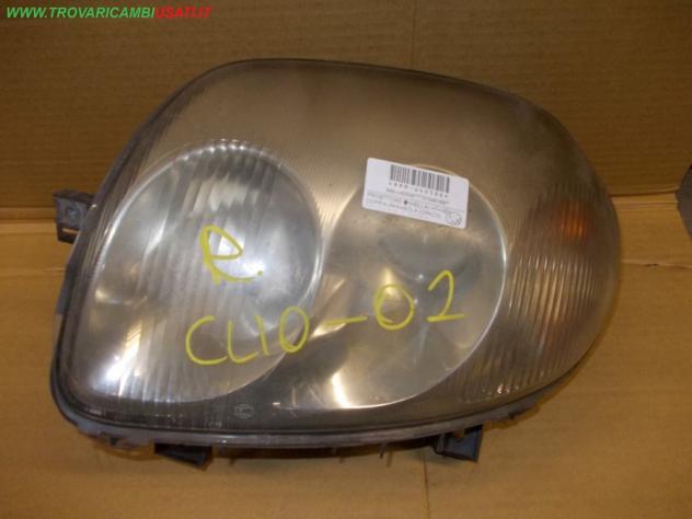 PROIETTORE D.(HELLA) H7+HB3 DOPPIA PARABOLA (OPACO) RENAULT CLIO (C65/B65)  Parti elettriche  Fanaleria  Proiettori  Proiettore ant. RENAULT - CLIO II