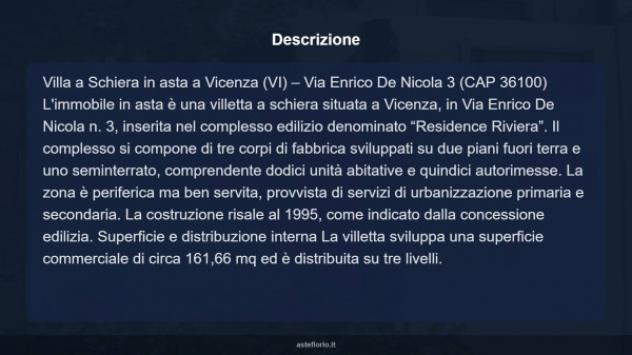 Immobile in asta di 161 m² con più di 5 locali e box auto doppio in vendita a Vicenza - Foto 16