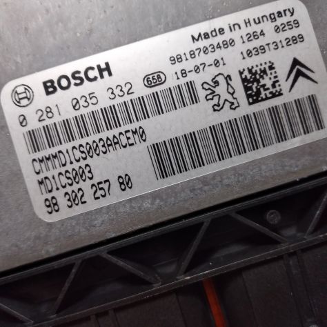 CENTRALINA MOTORE 0281035332 PEUGEOT 208 Serie (12>19) 1600 Diesel (2017) - Foto 6