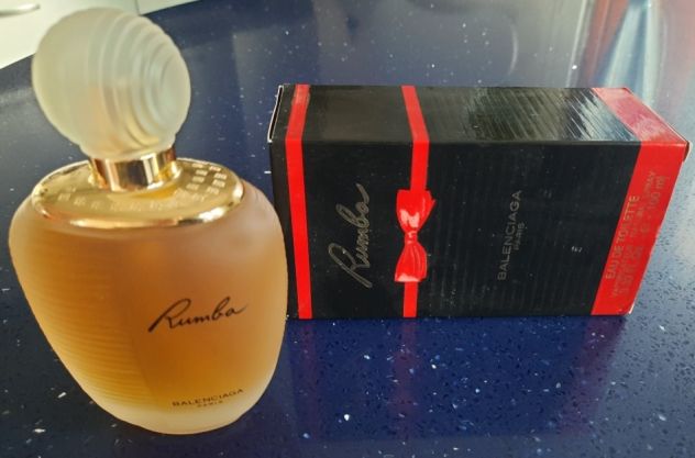 PROFUMO DONNA RUMBA BALENCIAGA 100 ML SPRAY EAU DE TOILETTE Vintage Nuovo Raro - Foto 3