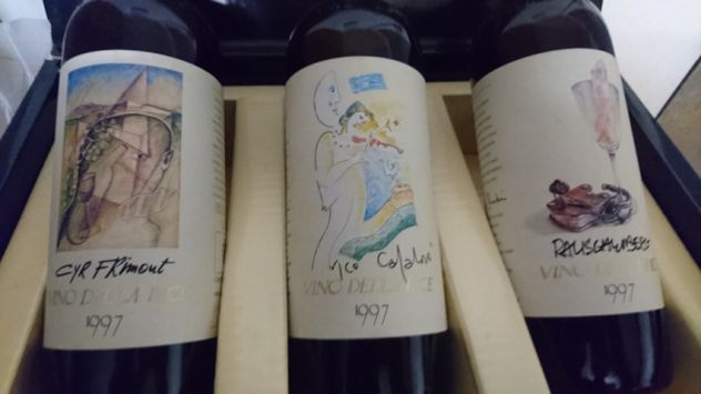 VINO DELLA PACE Cassette da 3 bottiglie (anni 94, 96, 97, 98. 99. 2000) - Foto 7