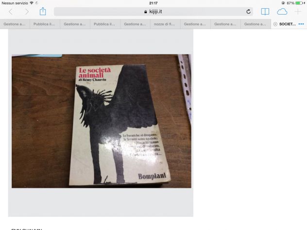 EMY CHAUVIN LE SOCIETA' ANIMALI dall'Ape al Gorilla Le formiche si drogano,