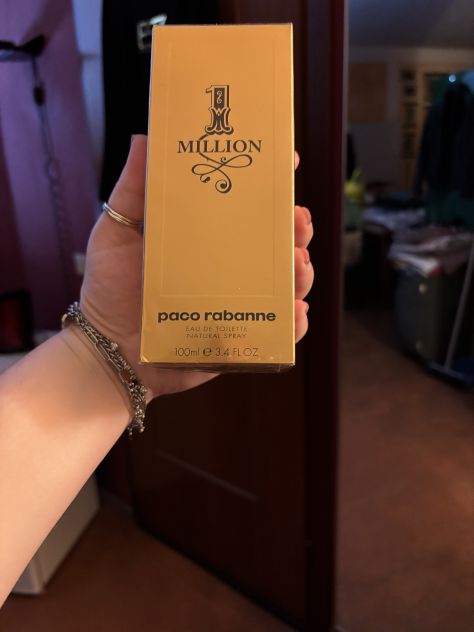 PROFUMO NUOVO SIGILLATO DA UOMO ORIGINALE FIRMATO:PACO RABANNE”1 MILLION”100