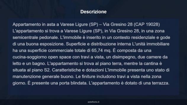 Immobile in asta di 65 m² in vendita a Varese Ligure - Foto 8