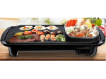GRILL ELETTRICO CON PENTOLA  8 POSTI - ( NUOVO )
