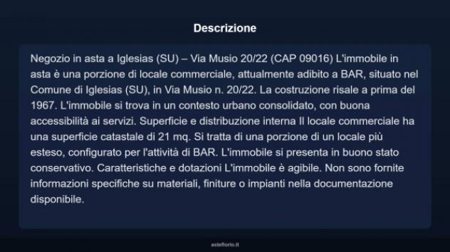 Immobile in asta di 21 m² in vendita a Iglesias - Foto 4