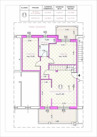 APPARTAMENTO di 7 vani e di 159 mq (GROSSETO - Grosseto) rif. CI.L22.11 - Foto 7