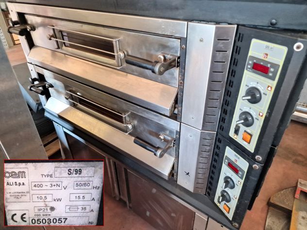 forno pizza doppio con base usato - Foto 2
